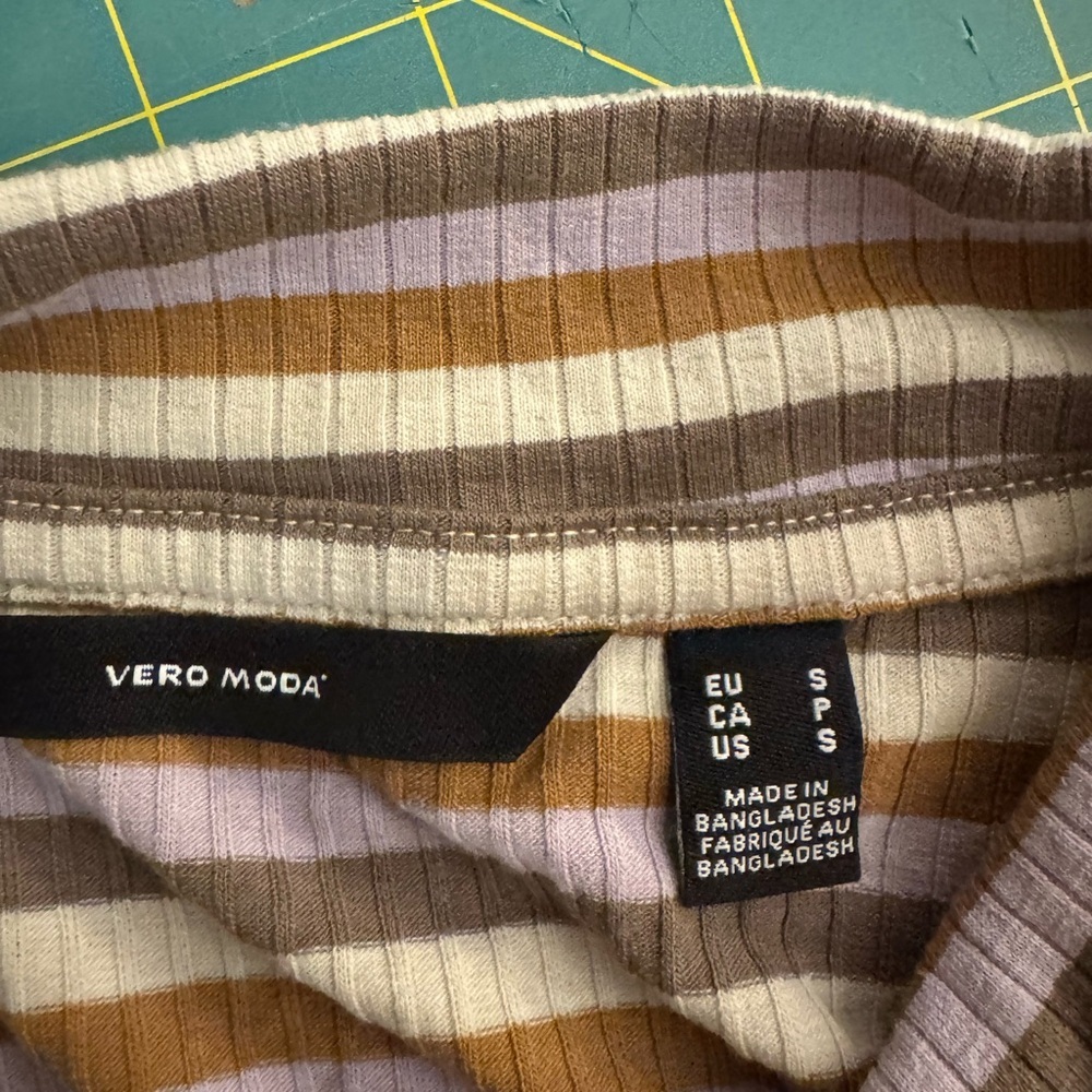 Vero Moda Multicolor Striped Top - Picture 4 of 4